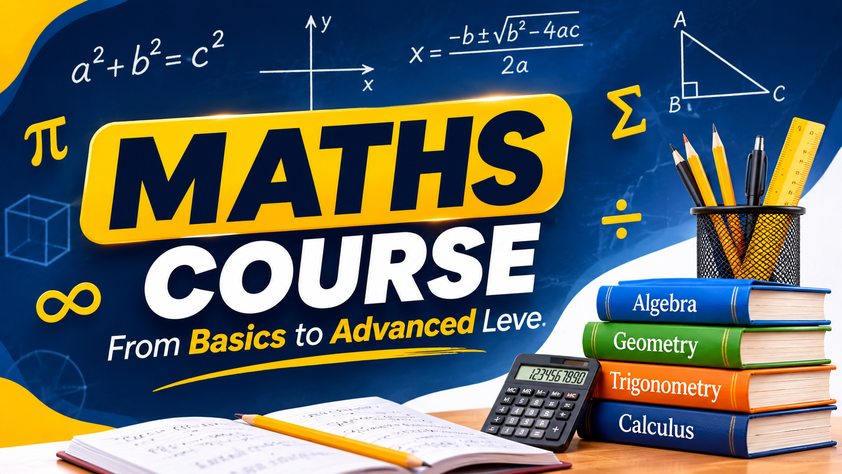 Mathematics Course: From Basics to Advanced Level