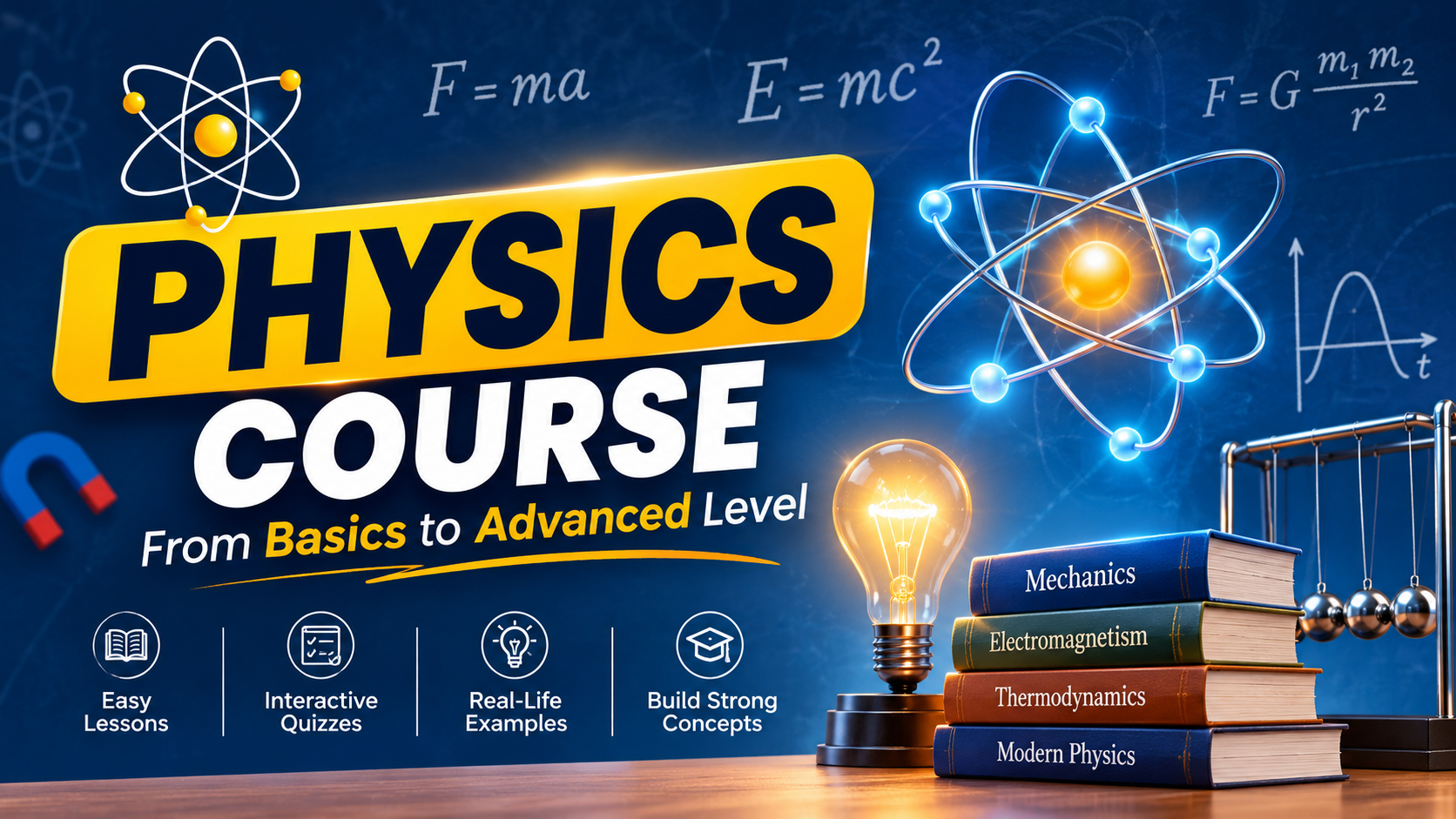 Physics Course: From Basics to Advanced Level